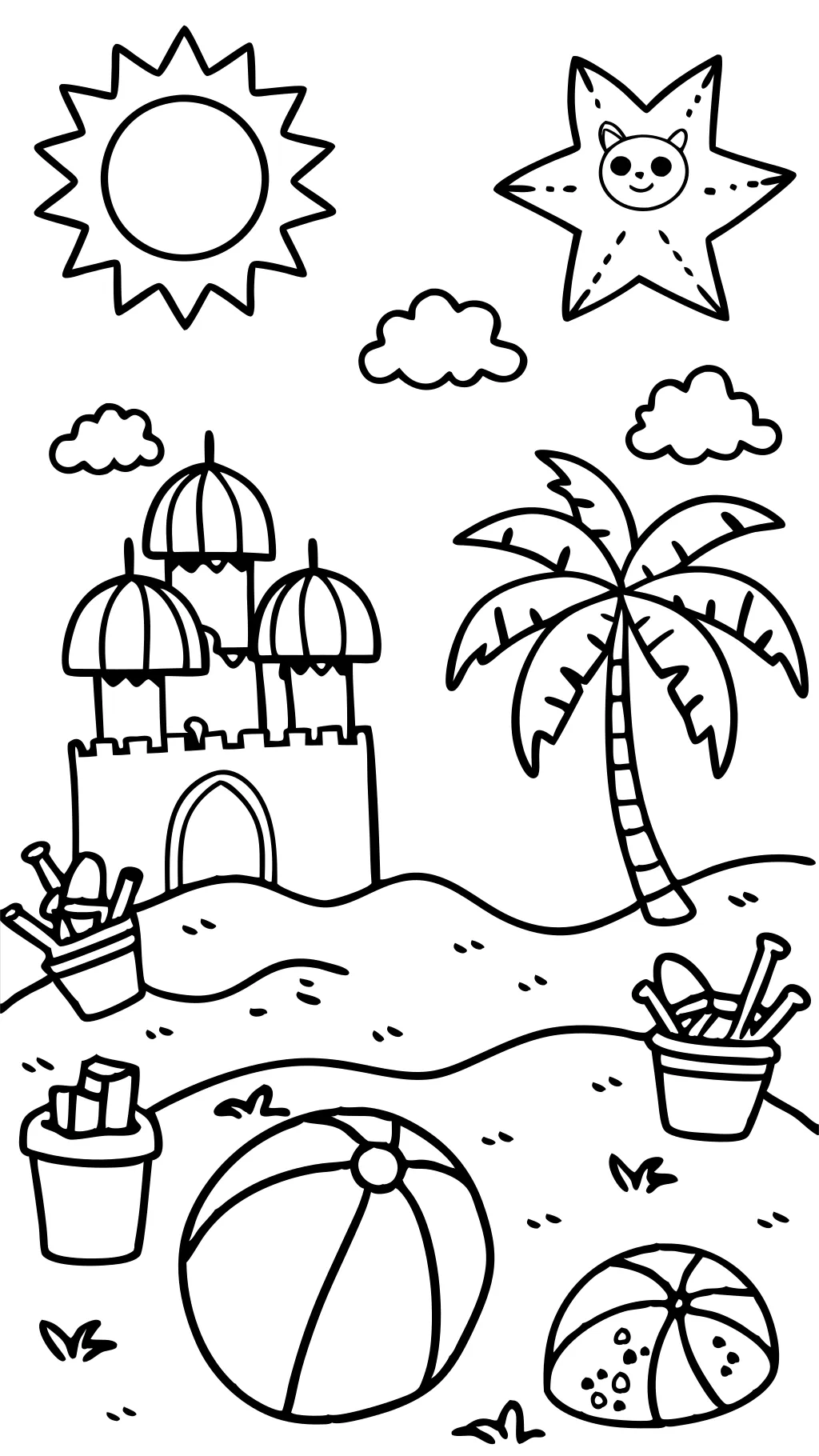 free summer coloring pages